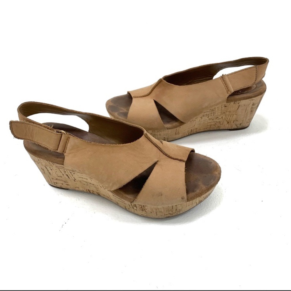 Clark’s |  Cork wedge Sandals